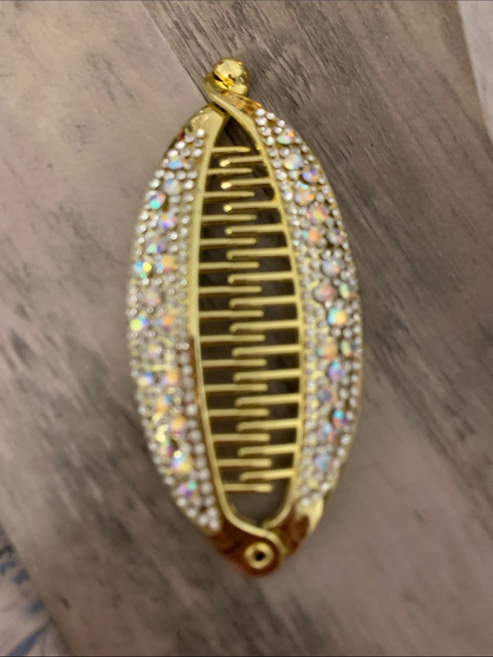 Gold Banana Clip Hair Clip